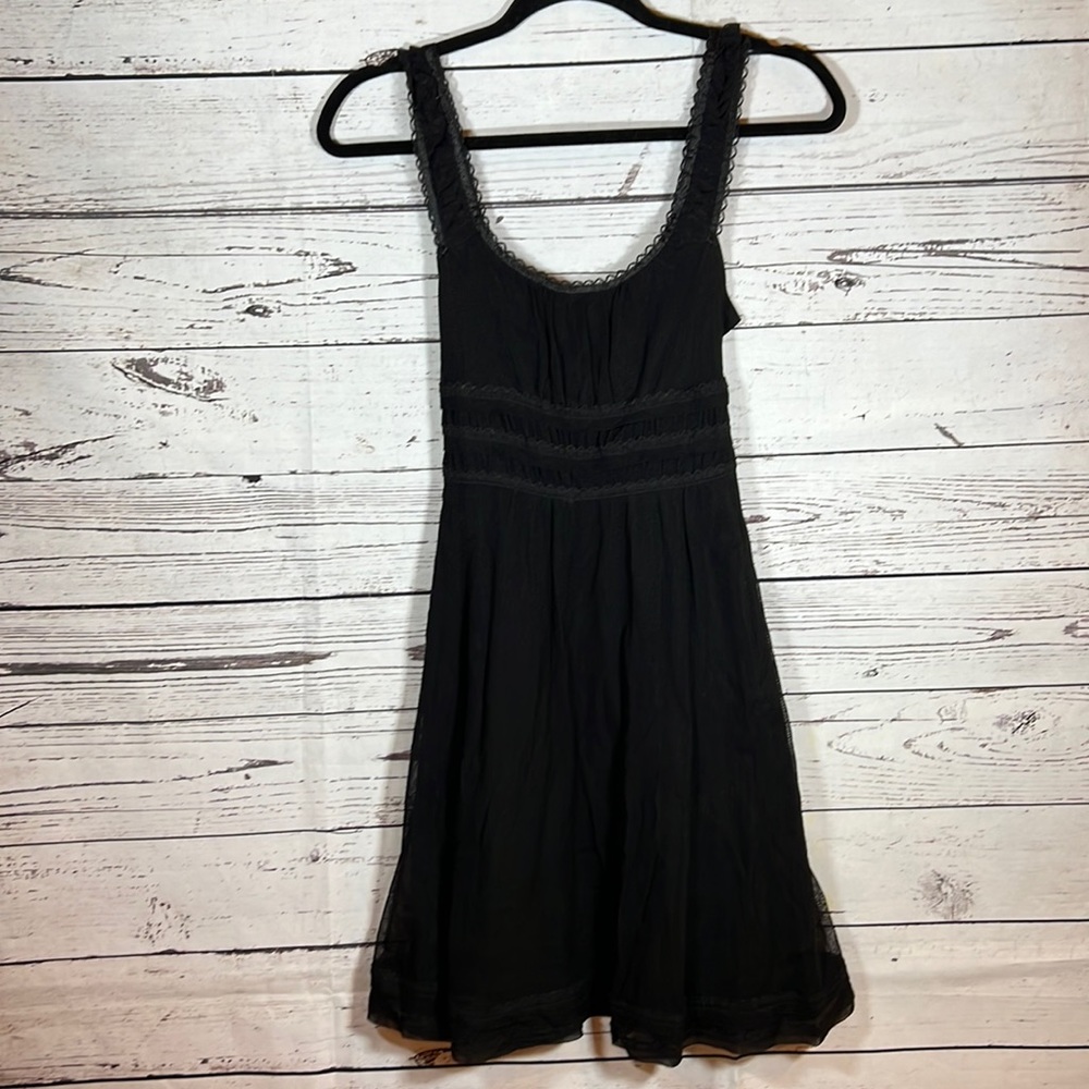 GUESS Black Lace Sleeveless Dress sz Small